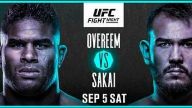 UFC Fight Night: Overeem vs. Sakai (5/9/20) Full Event Live Stream