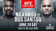 UFC On ESPN 3: Ngannou vs. dos Santos 29 June 2019 Full Show Online