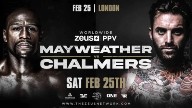 Watch Floyd Mayweather vs Aaron Chalmers 2/25/23