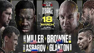 Watch Jarrell Miller vs Lucas Browne 3/18/2023