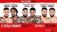 Watch Bellator 301: Yaroslav Amosov vs Jason Jackson 17 Nov 2023