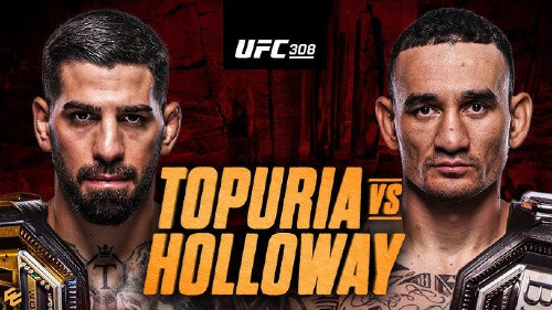 UFC 308 Topuria vs. Holloway PPV Pay Per View 10/26/24